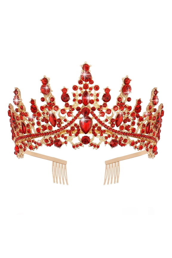 Bridal Crown Tiara Princess Queen Fairy Bridal Headpiece Wedding Crown Alloy Rhinestone Birthday Party Prom Gift