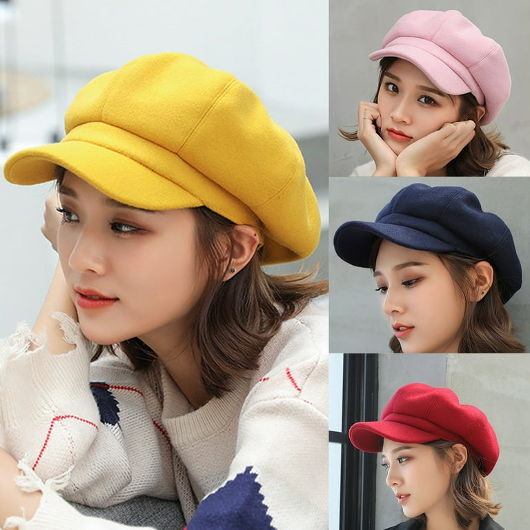 Women's short brim hat top