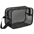 thumbnail image 1 of Waroomhouse Capacity Shower Bag Portable Shower Bag Quick-drying Mesh Shower Bag for Gym Camping Travel Cosmetic Storage Bag with Hollow Out Design for Easy, 1 of 8