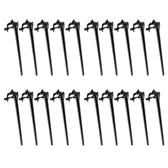 Waroomhouse Christmas Light Yard Stakes Christmas Light Stakes 20pcs Light Stake for Easy Installation of Christmas Lights Universal Ground Stake for Garden