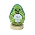 thumbnail image 1 of Waroomhouse Crochet Avocado Handmade Avocado Plush Toy Crocheted Avocado with Base Handmade Fruit for Emotional Support Stress Relief Positive Life for Kids, 1 of 8