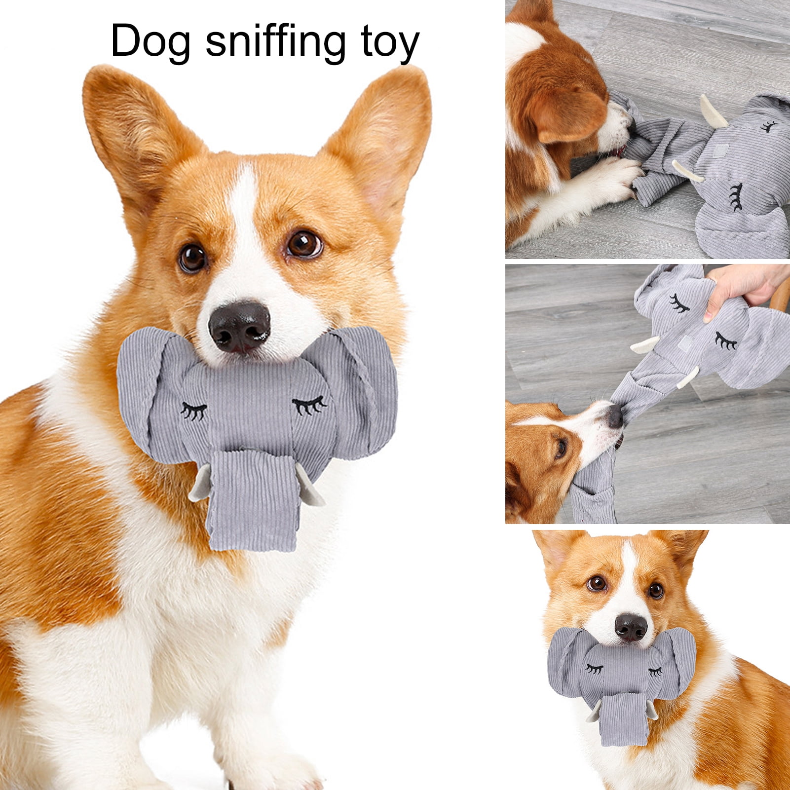 Picture of Waroomhouse Dog Enrichment Toys Soft Built-in Sound Cartoon Stuffed ...