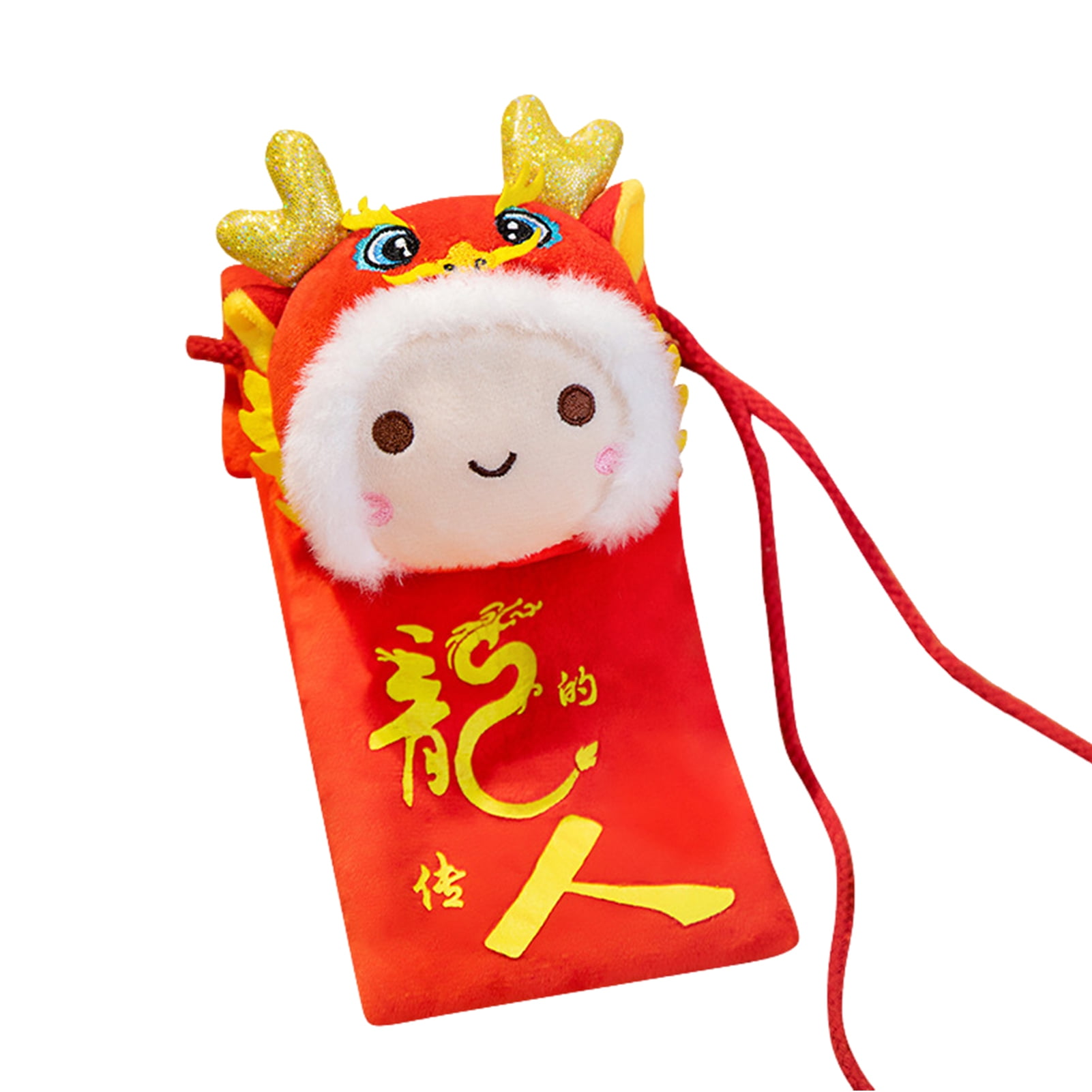 Waroomhouse Dragon Crossbody Bag Plush Envelope Bag Year of 2024 Dragon