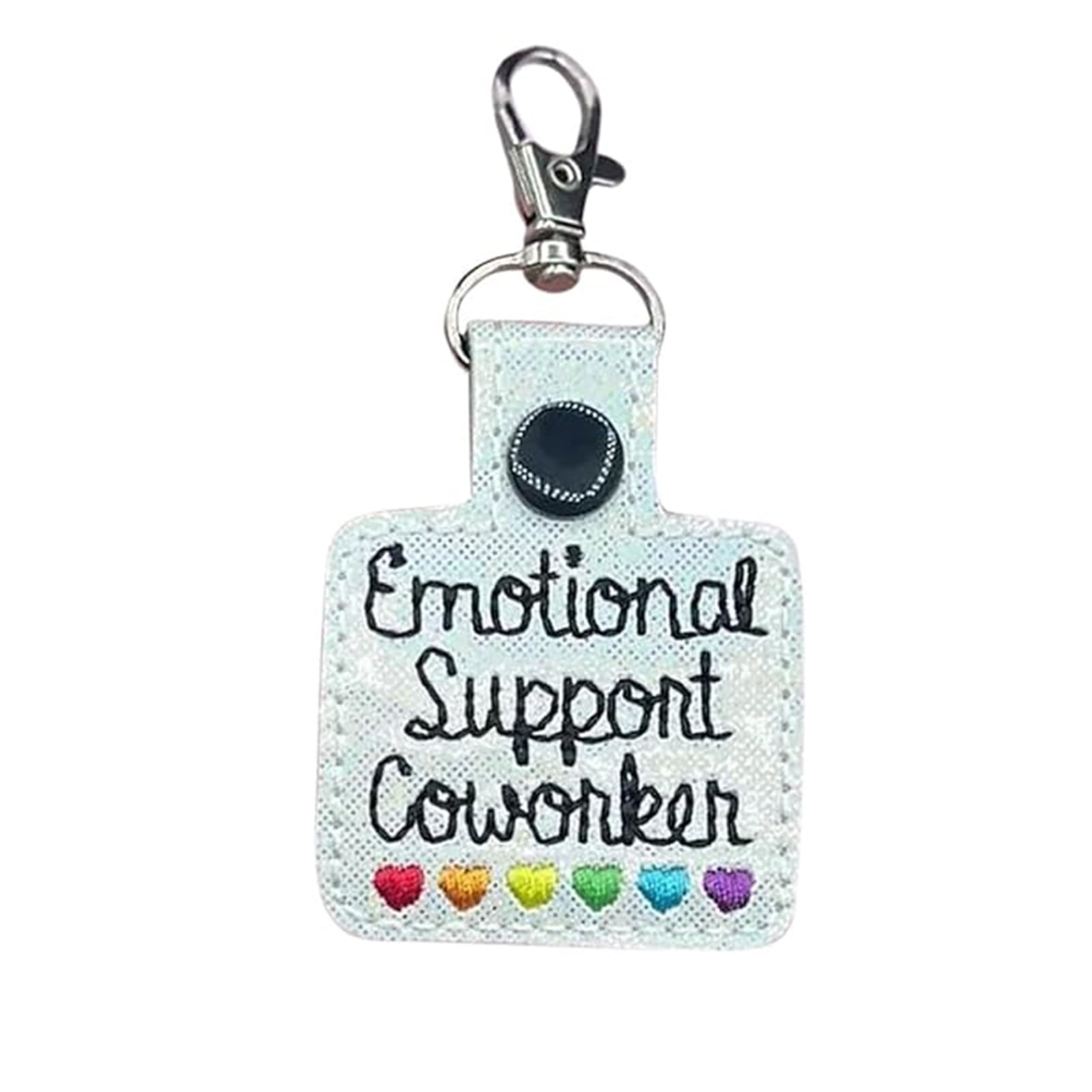 Waroomhouse Emotional Support Keychain Hanging Decoration