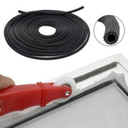 Waroomhouse Flat Screen Spline - 1 Roll - Easy to Install - Stable - Window Screen Seal Strip - Household Supplies