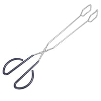 Waroomhouse Food Scissor Tong Stainless Steel Non-slip Long Handle Anti-scald Multi-functional Steak Bread Carbon Serving Grilling Clip Clamp Kitchen BBQ Supplies