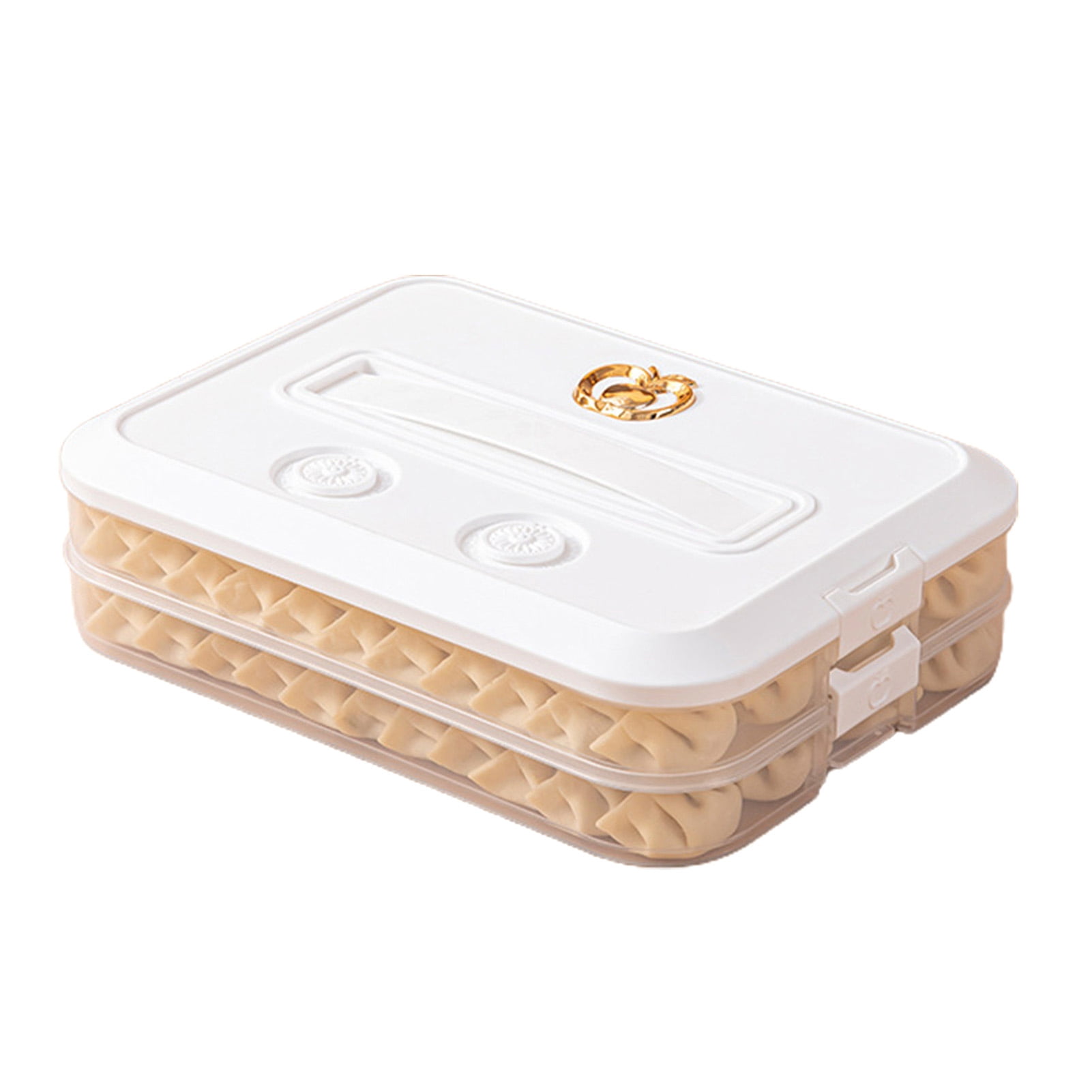 Waroomhouse Food-grade Plastic Storage Box Dumpling Box with Lid ...