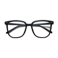 thumbnail image 1 of Waroomhouse Full-frame Glasses Anti-blue Light Frames Blue Light Blocking Glasses Unisex Retro View Strong Hinge Transparent with Brim Eye Protection Bluelight, 1 of 8