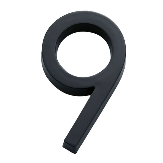 Waroomhouse Harsh Weather Resistant House Numbers 3d House Numbers Heavy Duty Rust-proof Installation Outdoor House Numbers with Visual for Home