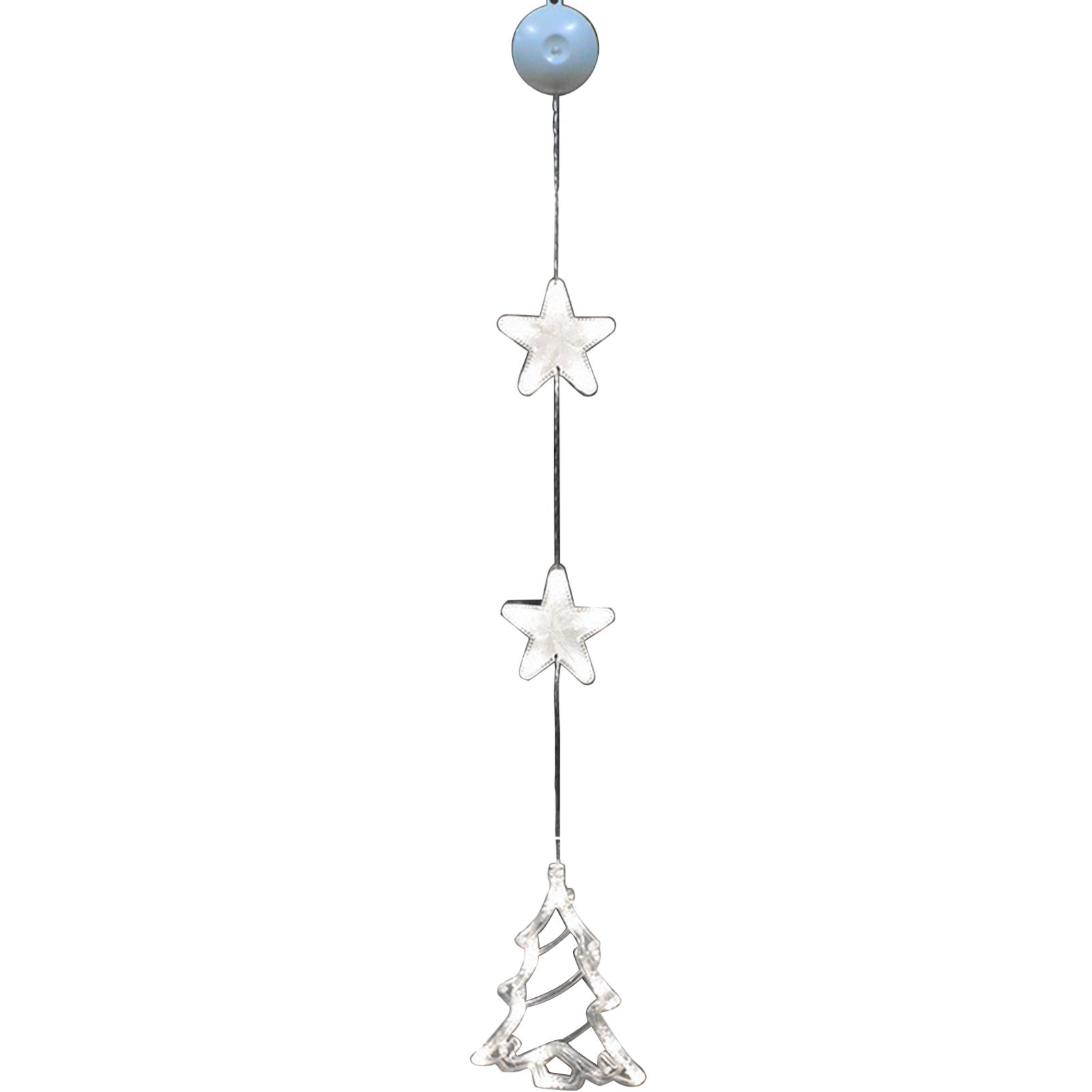 Waroomhouse Indoor Christmas Light Christmas Window Light with Suction