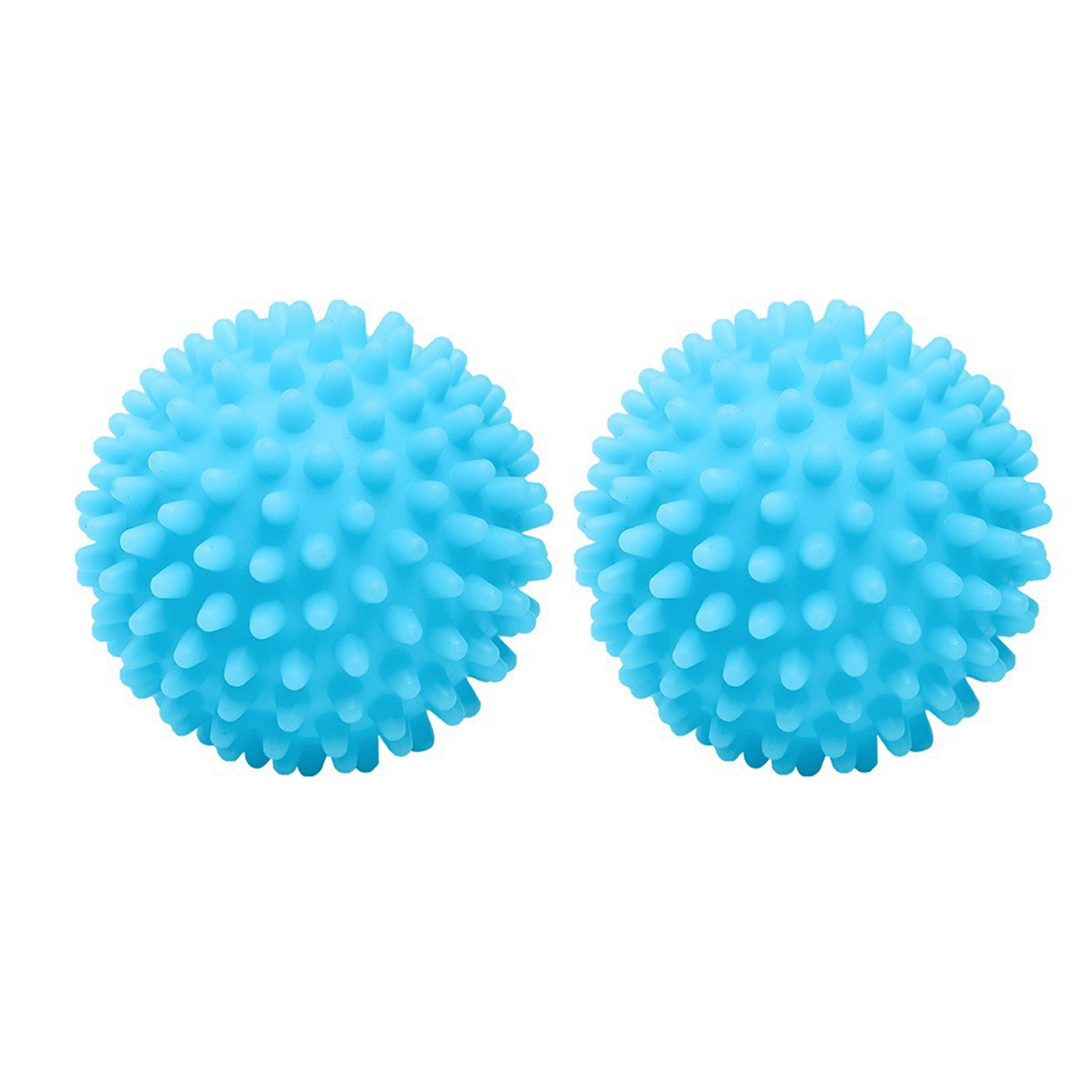 Blue Soft Rubber Dryer Balls, Set of 2