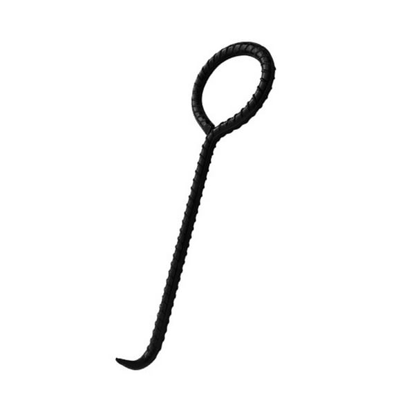 Waroomhouse Manhole Cover Hook Sewer Lids Crowbar Lifter - 30cm 40cm 50cm Non-slip Drain Cover Pry Bar Sharp Tip Strong Load-bearing Rebar Round Handle for Home/Outdoor