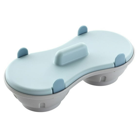 Waroomhouse Microwave Double Egg Poacher Maker With Lid Detachable Drain Basket Heat Resistant Food Grade PP Poached Egg Cooker Steamer Kitchen Gadget