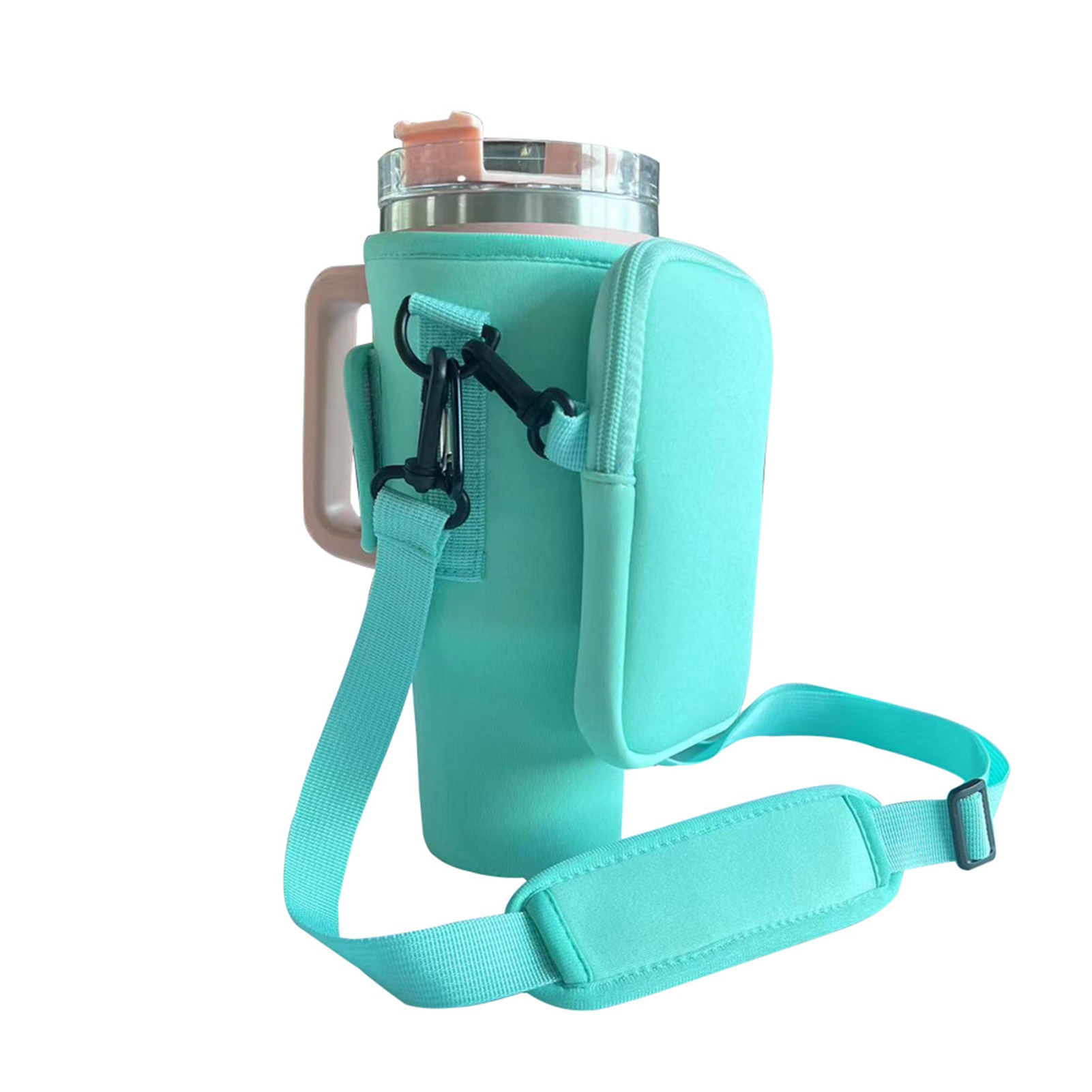 Waroomhouse Mug Pouch for Water Bottle Water Bottle Bag with Zipper