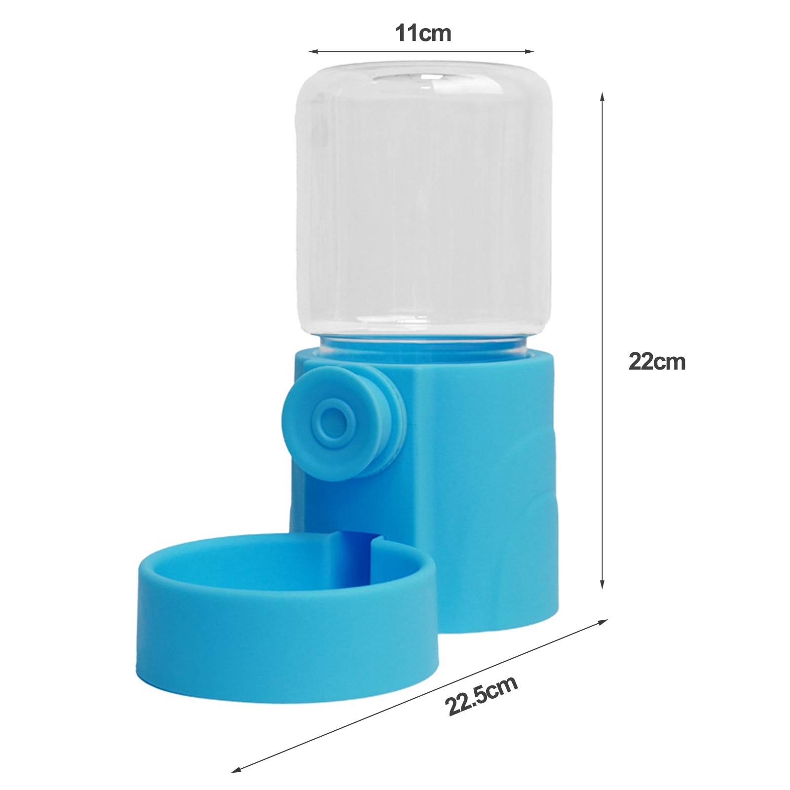 Waroomhouse Pet Cage Feeder Tidy Pet Feeder Spacesaving Cagemounted Pet Feeder with Removable