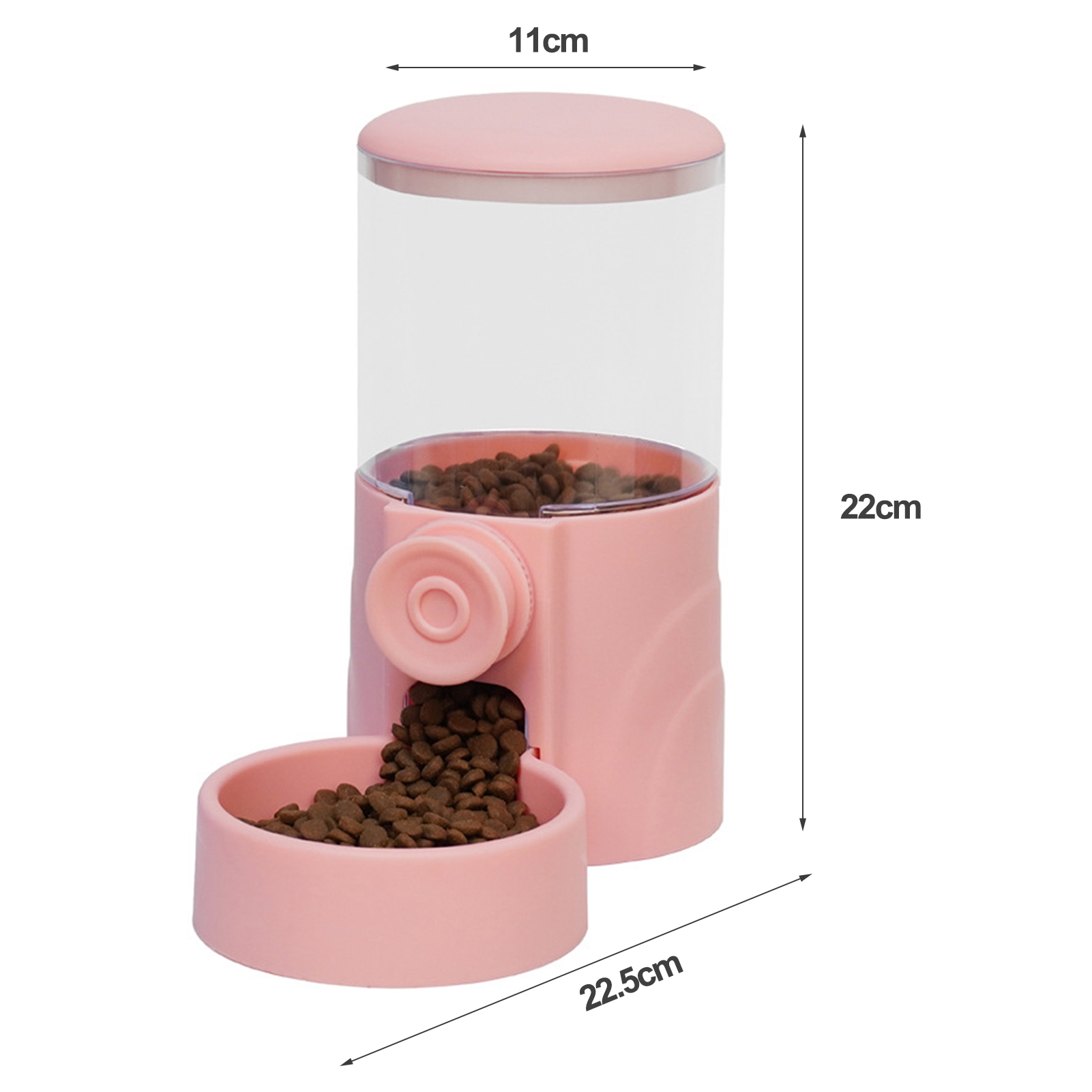 Waroomhouse Pet Cage Feeder Tidy Pet Feeder Spacesaving Cagemounted