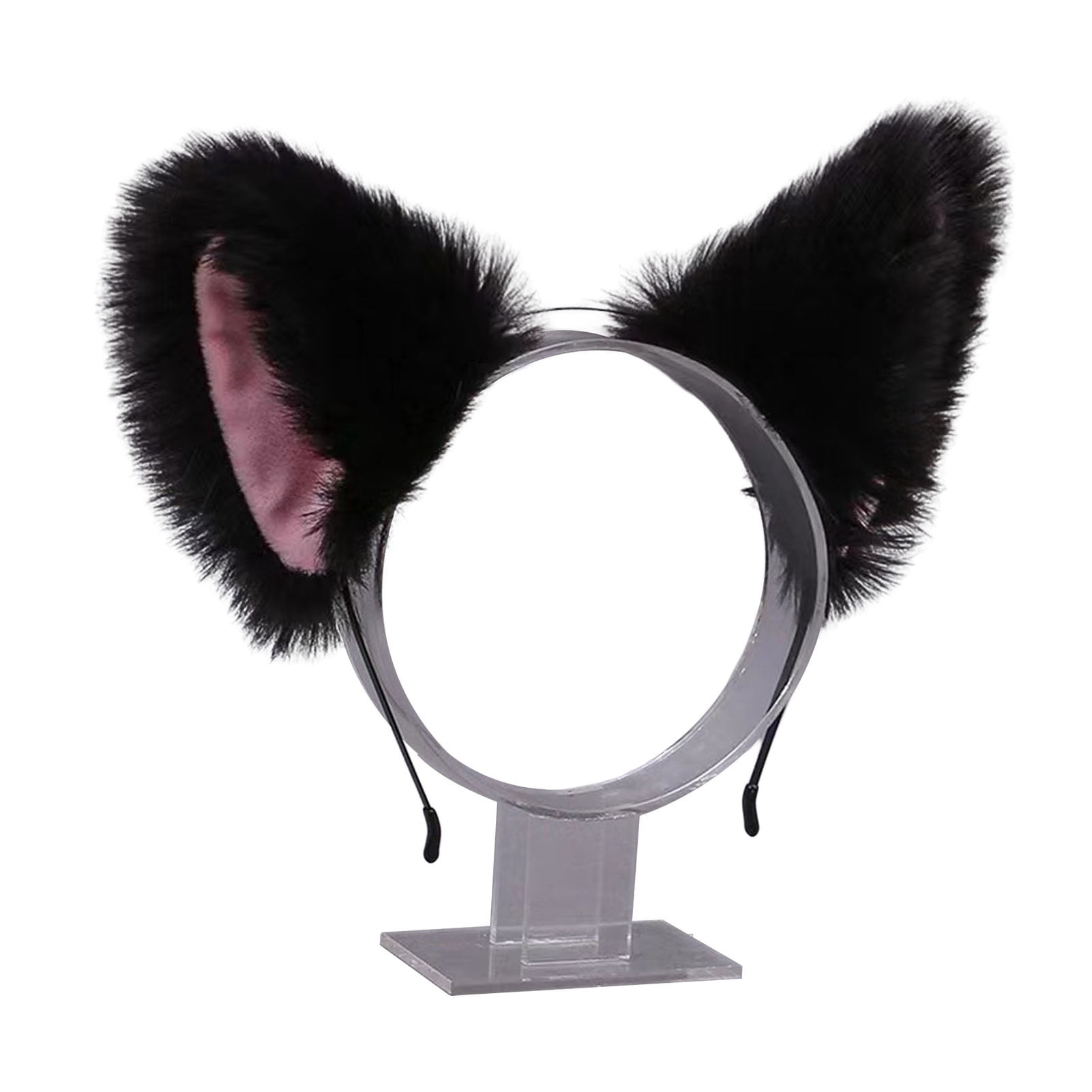 Jojofuny Ox Horns Heabands For Kids Brown Plush Animals Hair