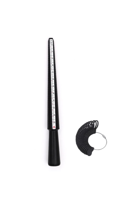Stainless Steel Ring Sizer Plastic Ring Measuring Tool Accurate Mandrel Us0-13 Ring Sizer Finger Size Gauge Durable Easy-to-read Jewelry Tool