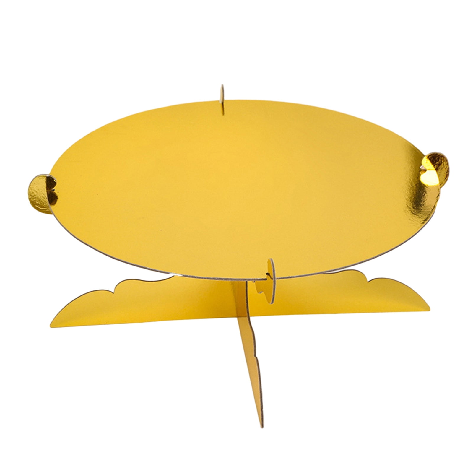 Waroomhouse Thick Cardboard Cake Stand Cake Stand Easy Installation Cake Stand Easy to Install Store with Removable Single Layer Round for Parties for Displaying Walmart