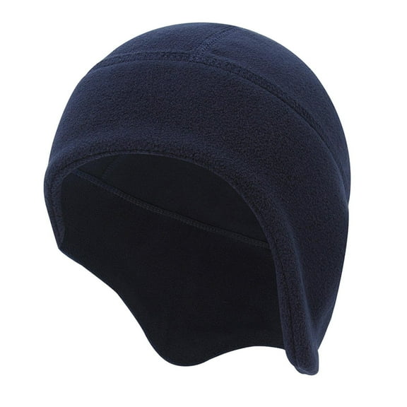 Waroomhouse Unisex Winter Cap Helmet Inner Lining Cap Ear Elastic Dome Anti slip Outdoor Camping Skiing Cycling Cap Heat Retention Beanie