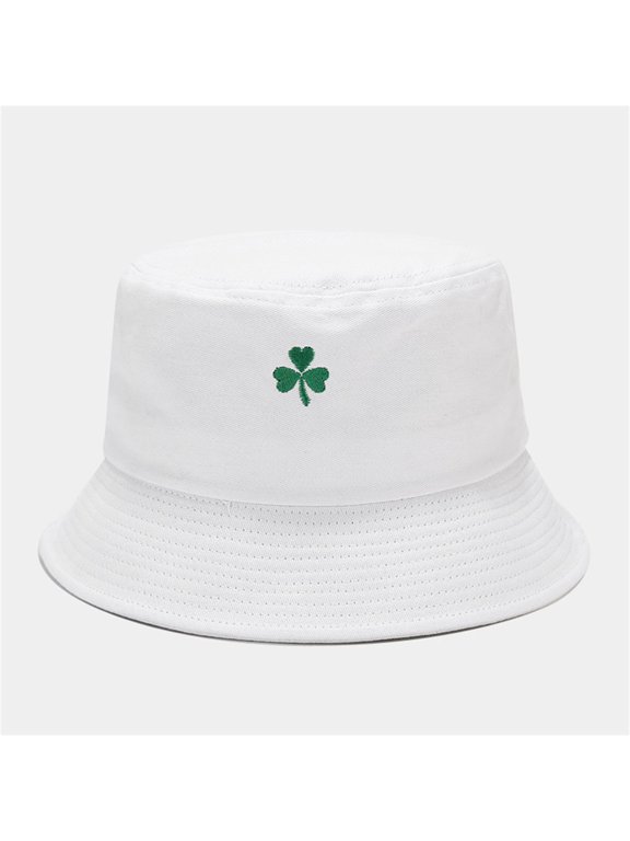 Fisherman Hat for Men and Women, with St. Patrick's Day Print, Outdoor Casual Sun Hat for Daily Use and Holiday Events