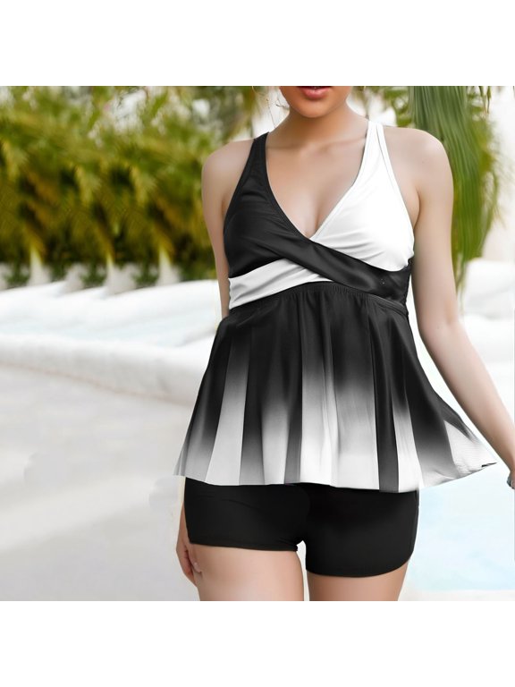 Women's 2 Piece Bikini, Trendy Figure Flattering , Fashion Swimsuit for Beach Vacation Swimming Pool Activities