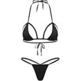 thumbnail image 1 of Warop Women's Bikini Set, Mesh Lace & Triangle Style 2-Piece Swimsuit for Beach, Pool Party, Vacation, 1 of 2