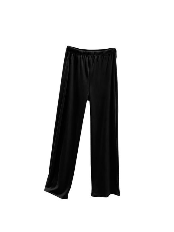 Women's Fleece Pajama Pants, Casual Stylish Thermal Warm Loose-Fitting with Elastic Waist, Cozy Comfortable for Home Lounge and Daily Wear