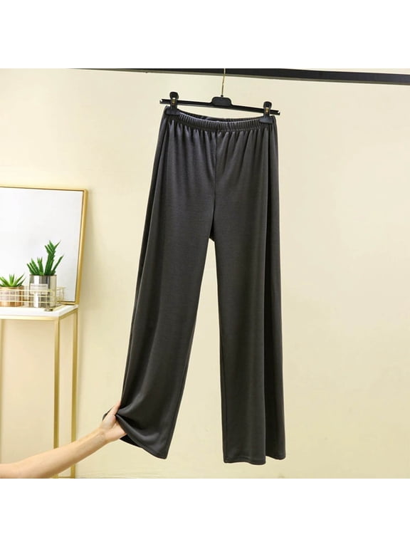 Women's Fleece Pajama Pants, Casual Stylish Thermal Warm Loose-Fitting with Elastic Waist, Cozy Comfortable for Home Lounge and Daily Wear