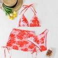 thumbnail image 1 of Warop Women's High Waist Two-Piece Bikini Set, Drawstring Adjustable, Push Up for Beach and Swimming, 1 of 6