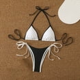 thumbnail image 1 of Warop Women's High-Waisted Drawstring Adjustable Push-Up Bikini Set, Two-Piece Swimsuit for Beach and Vacation, 1 of 6