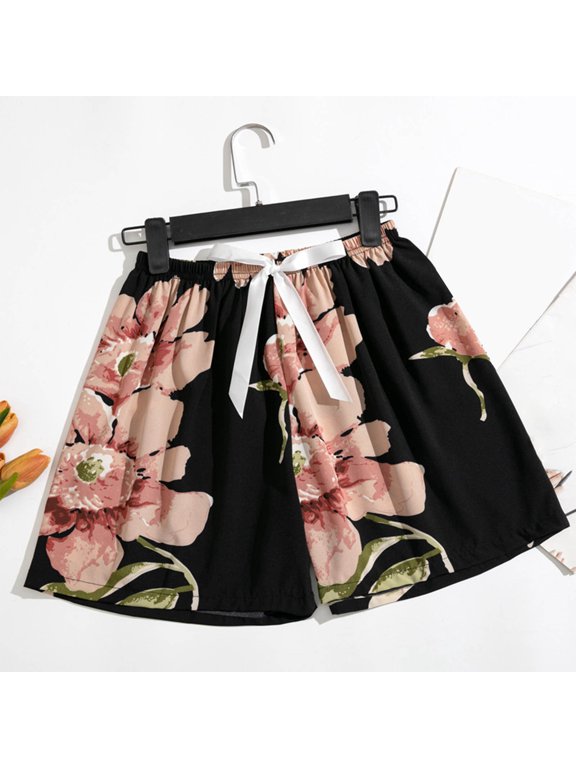 Women's Lounge Pants, Casual Fashion Printed Loose with Elastic Waist, for Home and Sleep