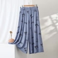 thumbnail image 1 of Warop Women's Pajama Pants with Elastic Waistband, Bow Print, Comfortable and Casual for Home and Daily Use, 1 of 5