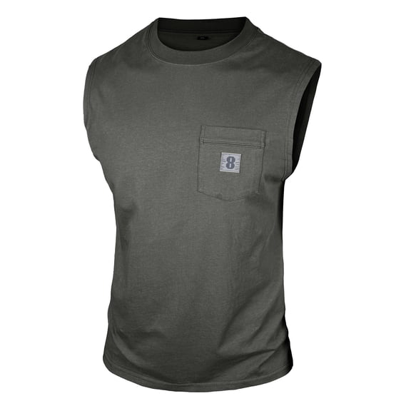 Warop Tank Tops Men Round Neck Sleeveless Muscle Shirts for Men, Patchwork Sleeveless Shirt Tanks Blouse