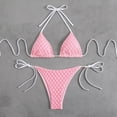 thumbnail image 1 of Warop Women's Printed Bikini Set, Tie-Back with Built-in Bra, No Underwire 2-Piece Swimsuit for Beach, 1 of 7