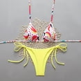 thumbnail image 1 of Warop Women's Push-Up Bikini Set, High-Waisted with Adjustable Drawstring, Two-Piece Swimwear for Beach and Swimming, 1 of 4