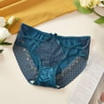 thumbnail image 1 of Warop Women's Sexy Lace Bikini Panties, Comfortable Breathable with Bow Design, for Romance and Daily Wear, 1 of 3