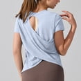 thumbnail image 1 of Warop Women's Slim-Fit Quick-Dry T-Shirt, Round Neck Yoga Top with Moisture-Wicking Fabric for Sports, Workout, and Casual Wear, 1 of 8