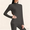 thumbnail image 1 of Warop Women's Thermal Underwear Set, Lightweight Solid Color Casual for Base Layer and Daily Wear, 1 of 5