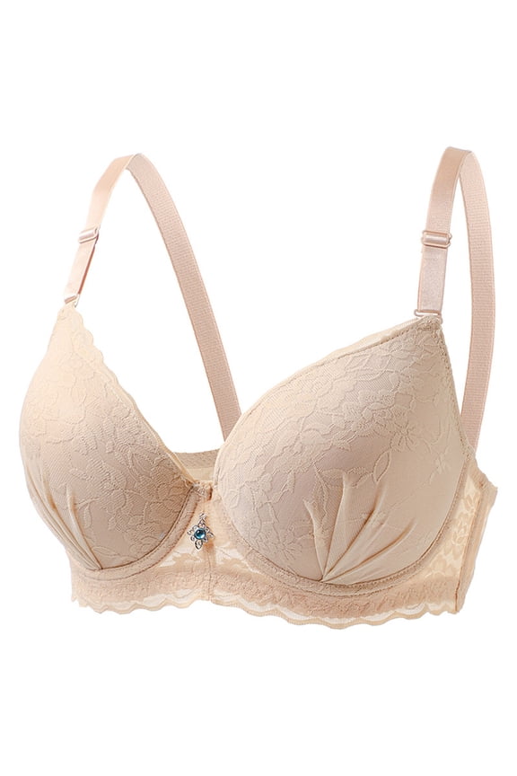 Women's Underwire Bra, Lightweight Push-Up with Side Support, Shaping Uplift for Everyday Wear