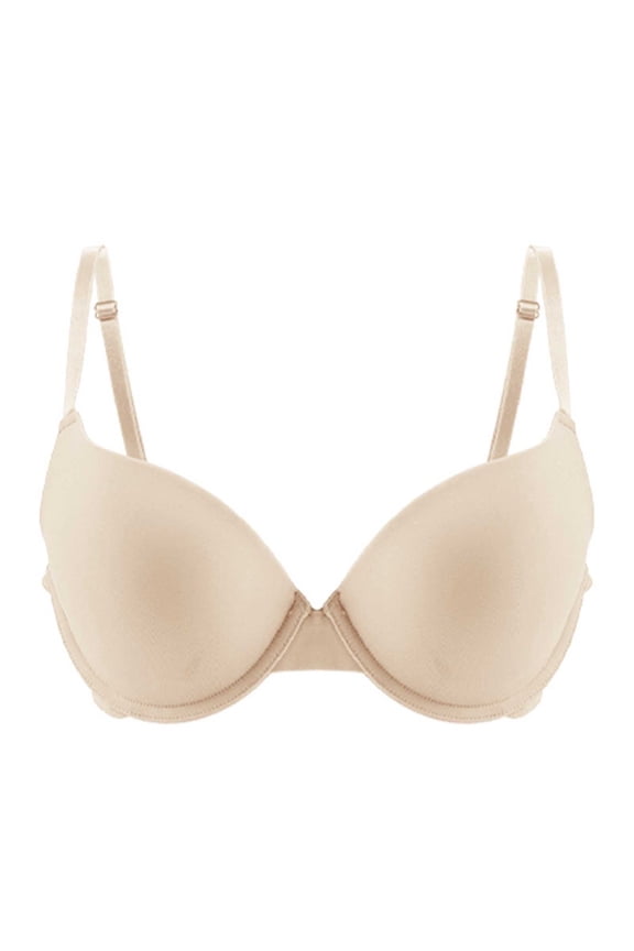 Women's Underwire Push-Up Bra for Enhanced Lift, Anti-Sagging Support, Adjustable Comfort Fit, Ideal for Everyday Wear