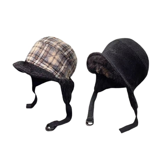Warop Women's Winter Ushanka Hat, Warm Thickened Cold-proof with Ear Flaps, for Outdoor Activities and Daily Use