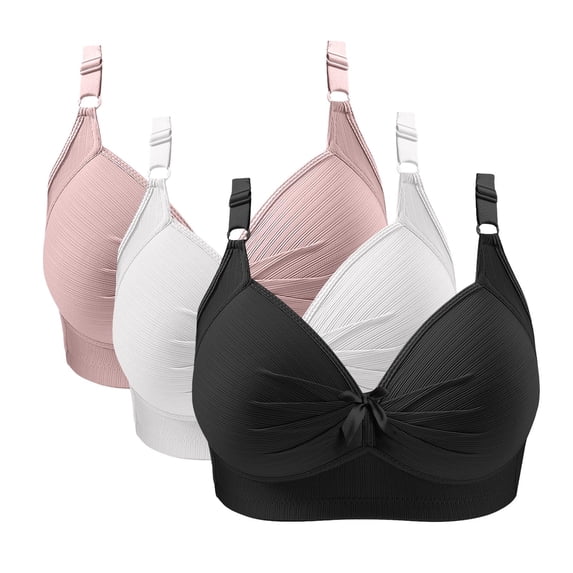 Warop Women's Wire-Free Bra with Thin Molded Cups, Traditional Style for Everyday Comfort