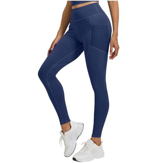 Warop Yoga Pants for Women, High-Waisted Tummy Control with Ribbed , Workout Shapewear for Fitness and Daily Wear