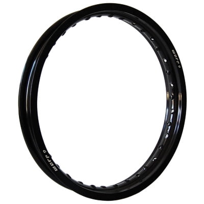 Warp 9 Rim - Rear 36 Spoke Hole, 18 x 2.15 Black for Suzuki RMX450Z 2010