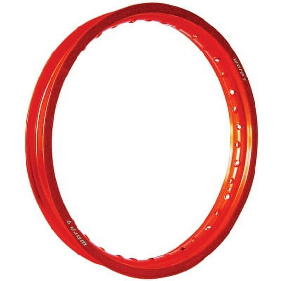 Warp 9 Rim - Rear 36 Spoke Hole, 19 x 2.15 Orange for Yamaha YZ400F 1998-1999