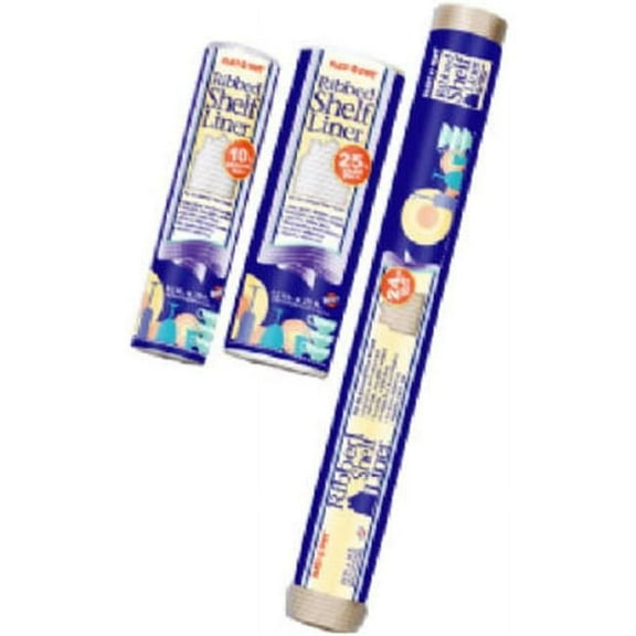 Warp Brothers PM210-Q 24 in. x 10 ft. Bisque Ribbed Shelf Liner