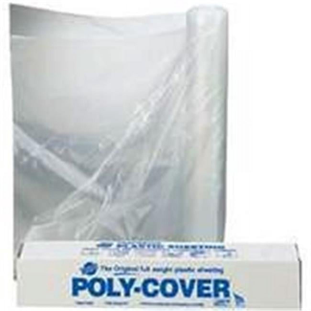 Warp Brothers Poly-Cover Plastic Sheets, 2 Mil, 12 x 200, Clear - 1 ROL ...