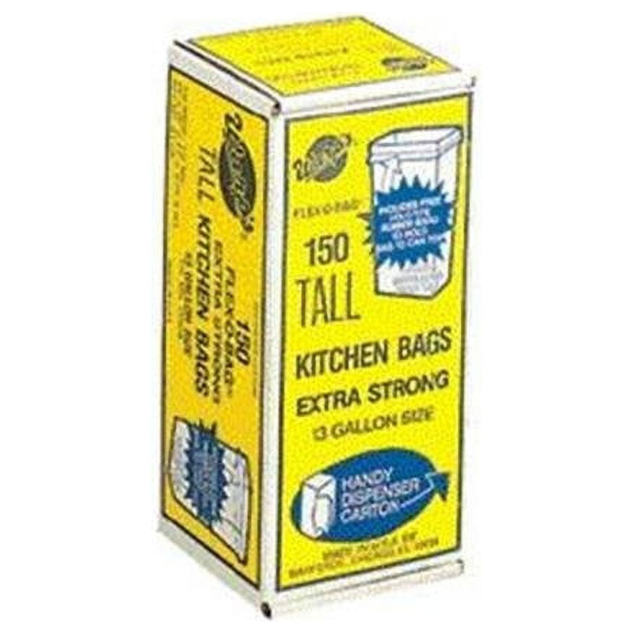 Recycled Tall Kitchen Bags, 13-16gal, .8mil, 24 x 33, White, 150 Bags/Box  (WBIRNW1K150V) - ELEVATE Marketplace