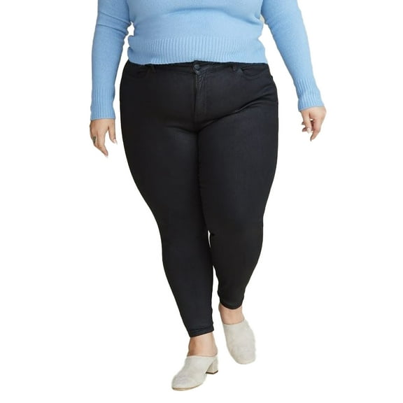 Warp + Weft | JFK Skinny Jeans | Black | Size 24 Plus